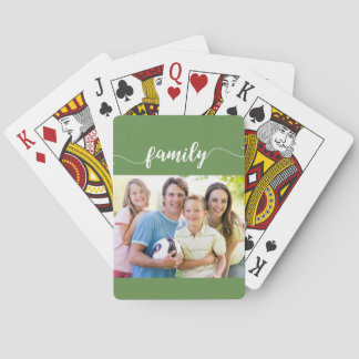 Cartes Conception de carte de jeu en famille