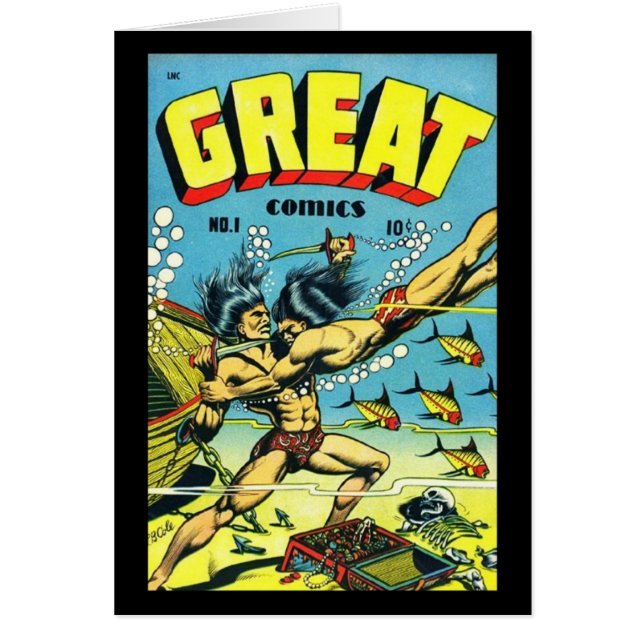 Cartes Couvertures de Bandes Dessinées Vintage (Devant)