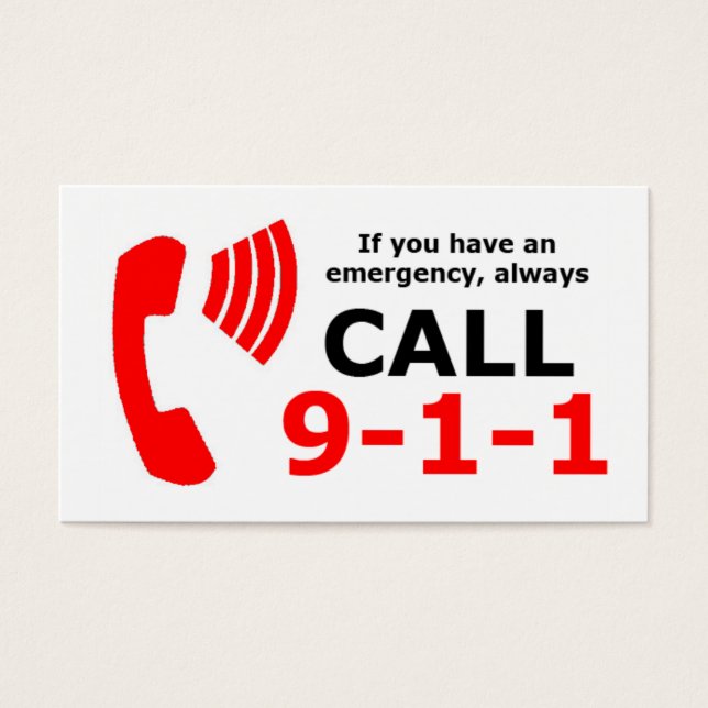 Cartes CPR d'urgence (Devant)