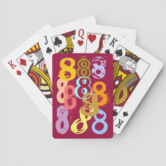 Cartes Crazy Eights Huit Jeu Amusant Carte De Jeu (dos)