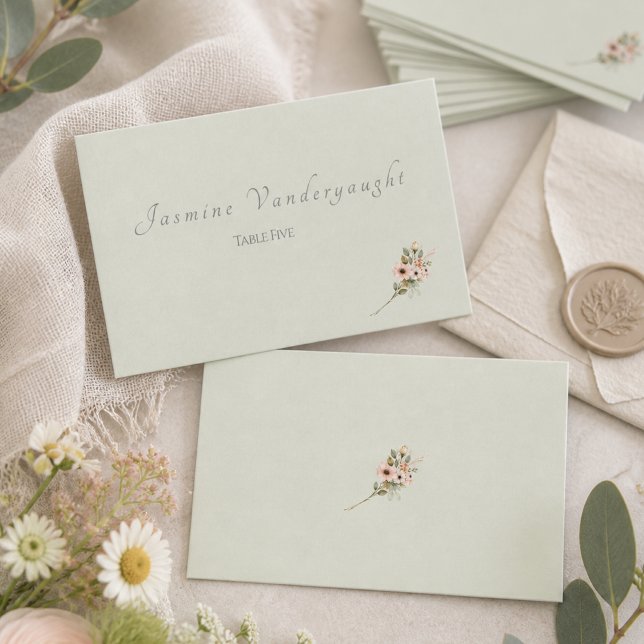 Cartes d'accompagnement de mariage botanique à la  (Créateur téléchargé)