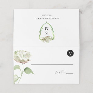Cartes d'accompagnement de monogramme de mariage a