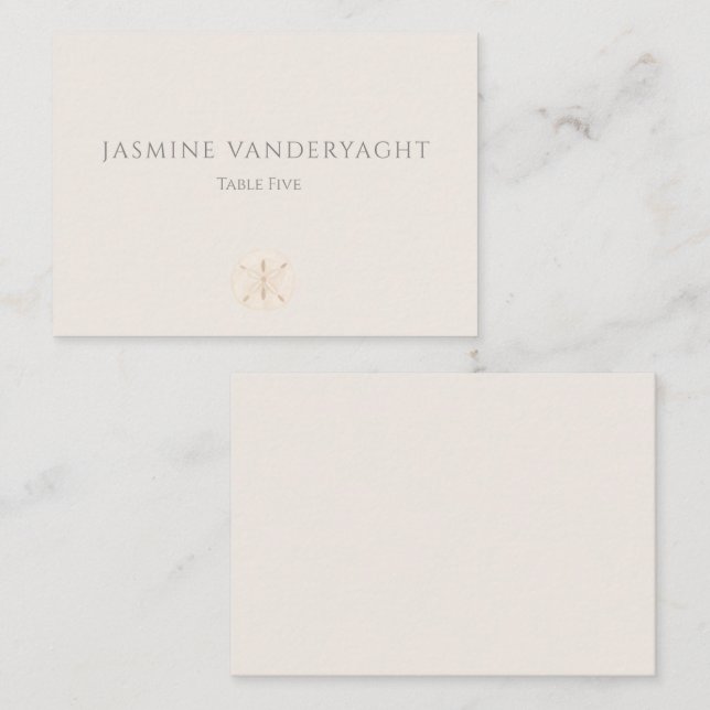Cartes d'Accompagnement pour une Table Élégante (Devant / Derrière)