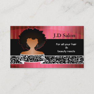 Cartes d'affaires Afro Hair Salon