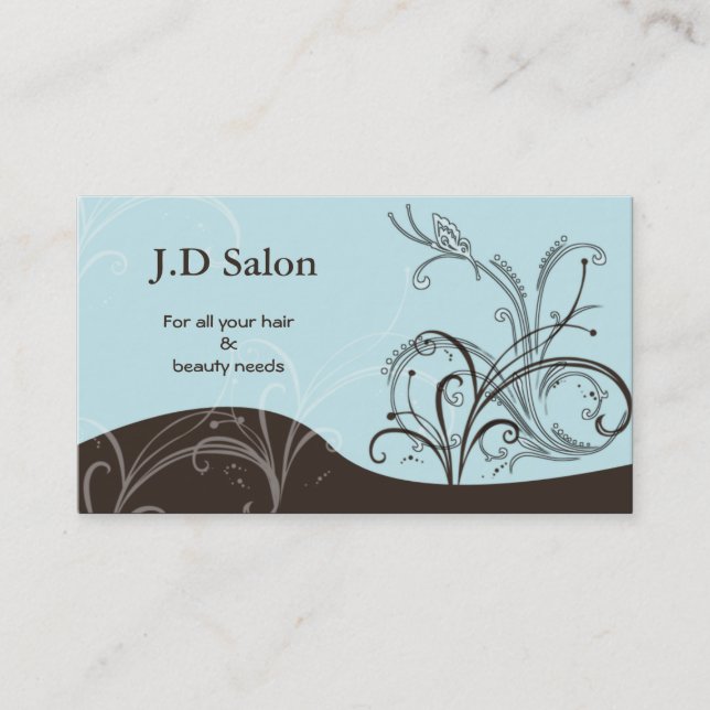 Cartes d'affaires du salon (Devant)