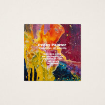 CARTES D'AFFAIRES ET CARTES DE TITRE carrés PLEINE