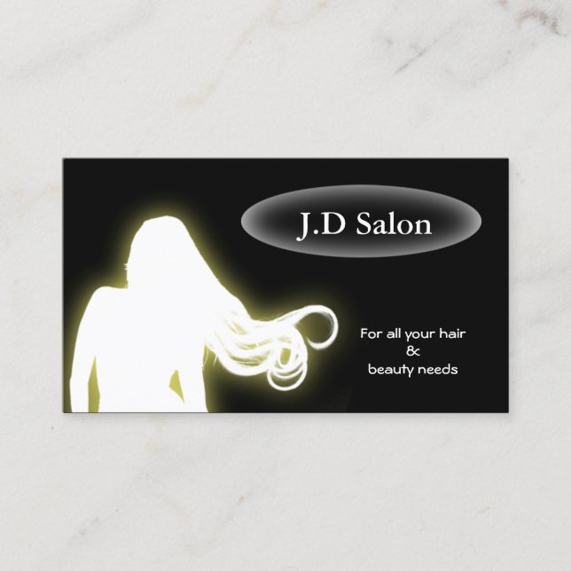 Cartes d'affaires Green Hair Salon (Devant)