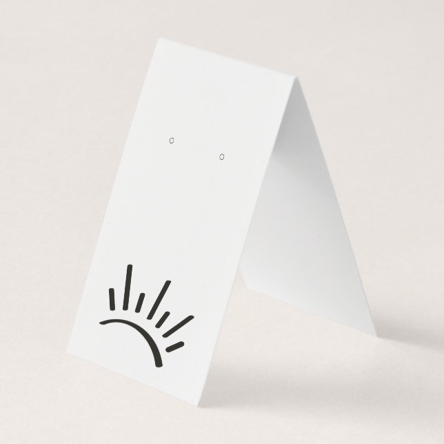 Cartes d'affichage de l'oreille do-it-yourself poi (Dos)