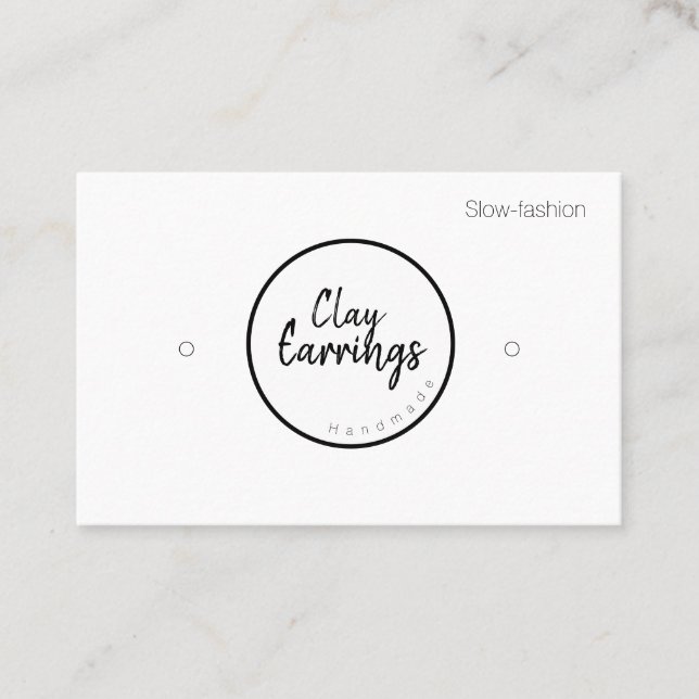 Cartes d'affichage des détenteurs d'argile (Devant)