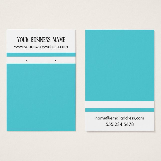 Cartes d'affichage du support d'oreille en bande T (Devant & derrière)