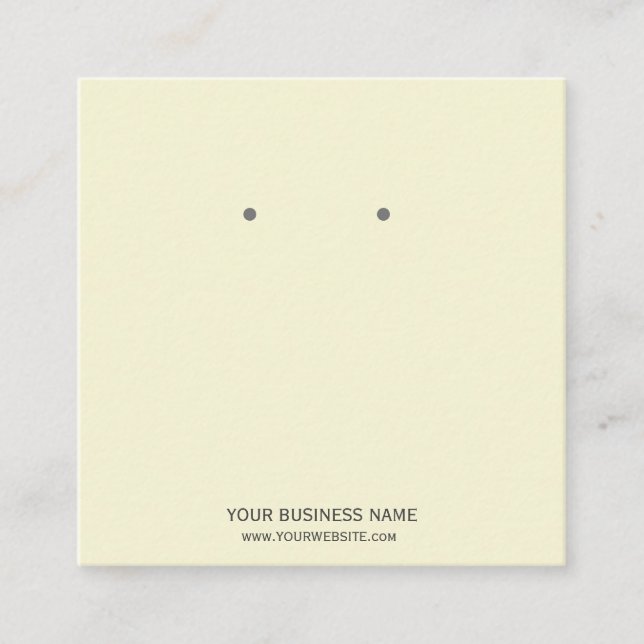 Cartes d'affichage personnalisées (Devant)