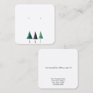 Cartes d'affichage personnalisées pour petits arbr