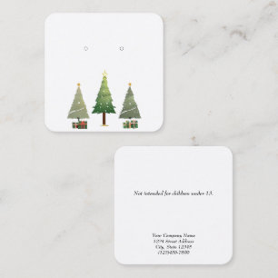 Cartes d'affichage personnalisées pour petits arbr