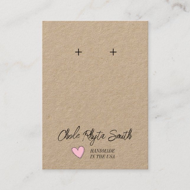 Cartes d'affichage professionnelles - Boucles d'or (Devant)