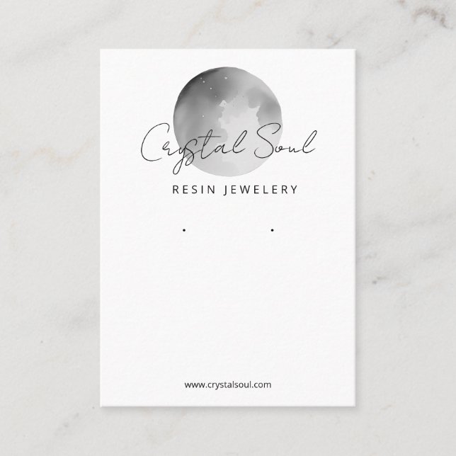 Cartes d'affichage sur le thème de la lune (Devant)