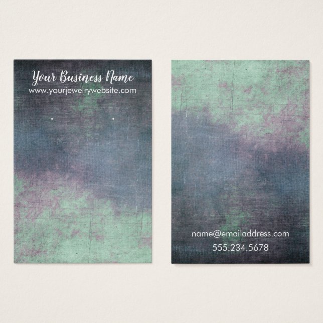 Cartes d'affichage vintages du détenteur d'oreille (Devant & derrière)