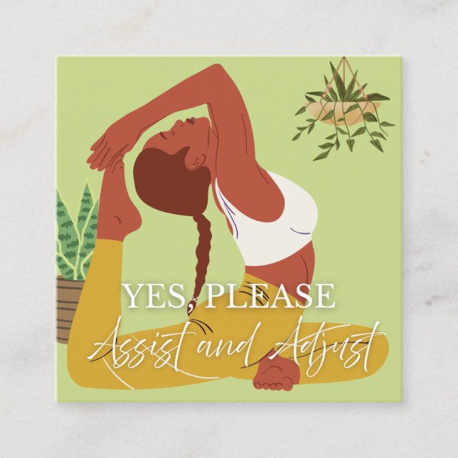 Cartes d'aide pour le yoga (Devant)
