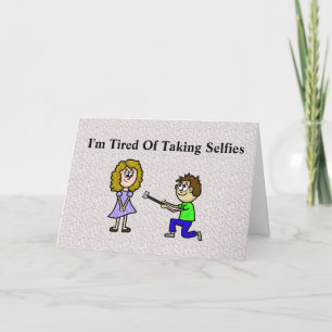 Cartes d'amour de couple selfies romantiques