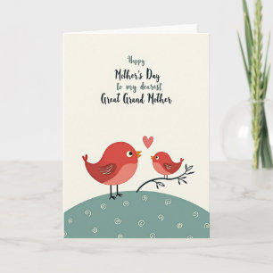 Cartes d'amour des oiseaux à pois