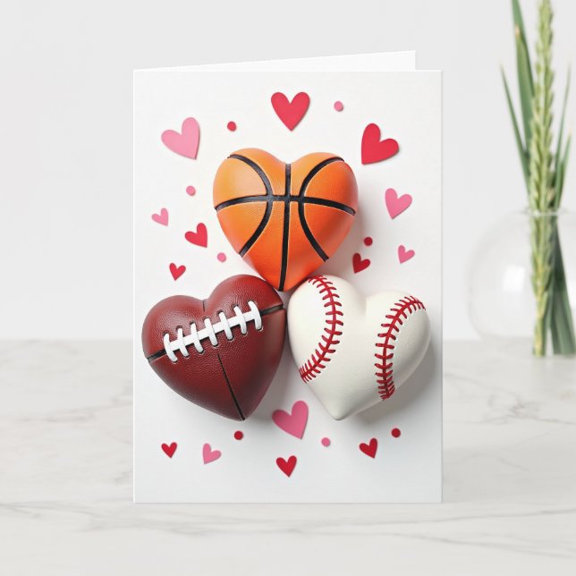 Cartes d'amour pour les sports (Devant)