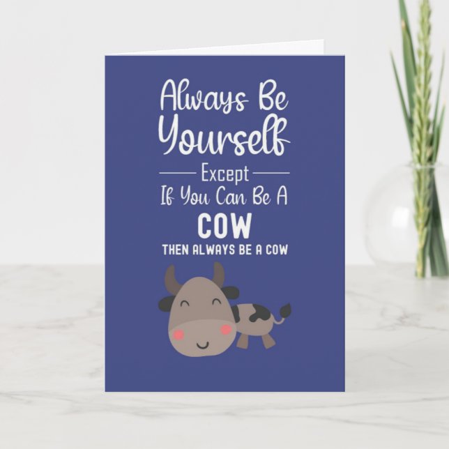 Cartes d'amour pour vaches mignonnes Humour drôle  (Devant)