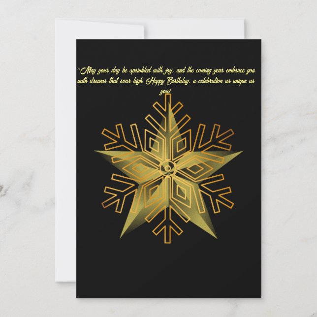 Cartes d'anniversaire (Dos)