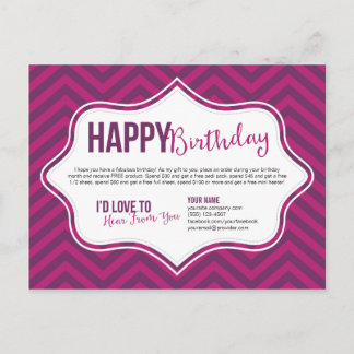 Cartes d'anniversaire