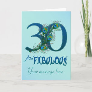 Cartes d'anniversaire 30e