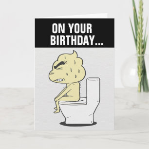 CARTES D'ANNIVERSAIRE AMUSANTES BONNES BOWEL MOUVE