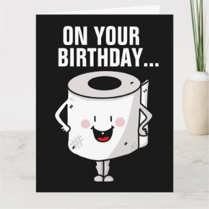 CARTES D'ANNIVERSAIRE AMUSANTES BONNES BOWEL MOUVE