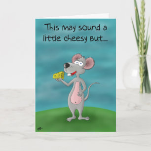 Cartes d'anniversaire amusantes : je me suis mouss
