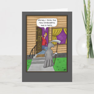 Cartes d'anniversaire amusantes : Nouveau Landscap