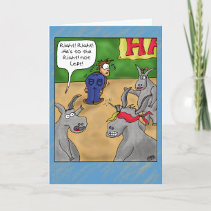 Cartes d'anniversaire amusantes : Queue d'annivers