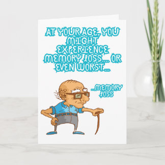 Cartes d'anniversaire amusantes Salutation Humour