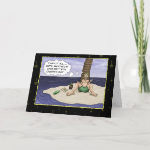 Cartes d'anniversaire amusantes : tout avait