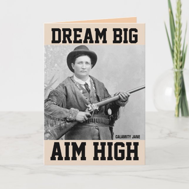 CARTES D'ANNIVERSAIRE CALAMITY JANE (Devant)