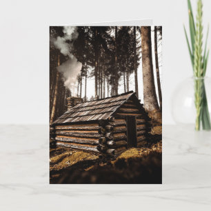 CARTES D'ANNIVERSAIRE DE CABANE EN BOIS, DRÔLES