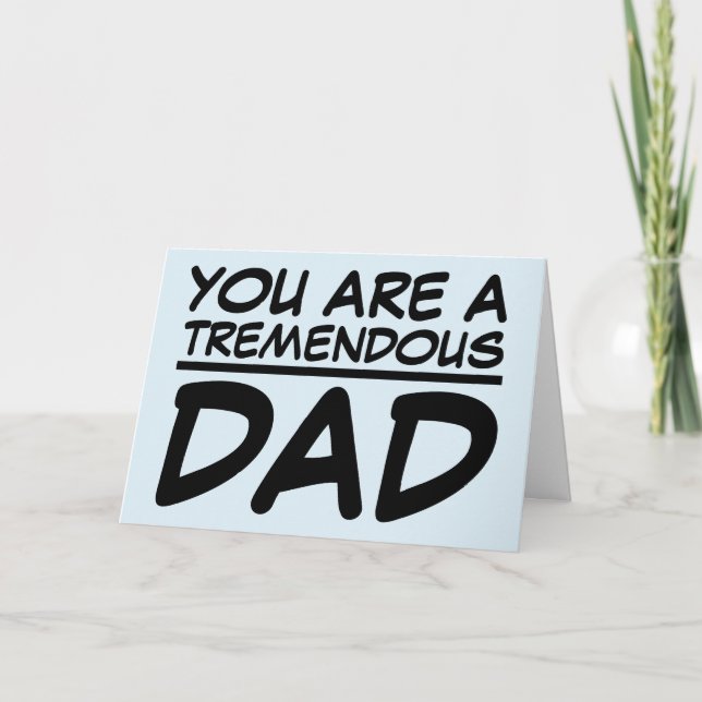 CARTES D'ANNIVERSAIRE DE DONALD TRUMP POUR PAPA (Devant)