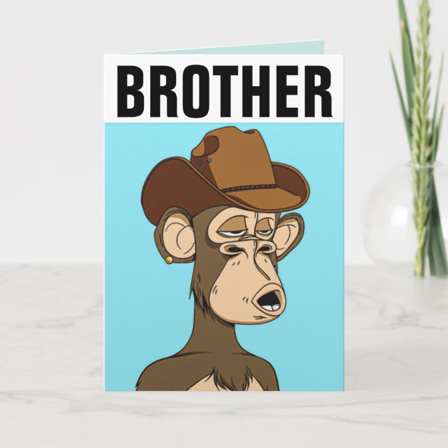 CARTES D'ANNIVERSAIRE DE LUNKEY FUNNY BROTHER (Devant)