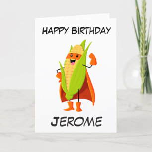 Cartes d'anniversaire de super-héros pour enfants