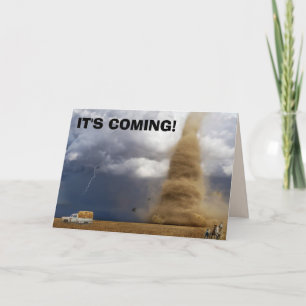 CARTES D'ANNIVERSAIRE DE TORNADO