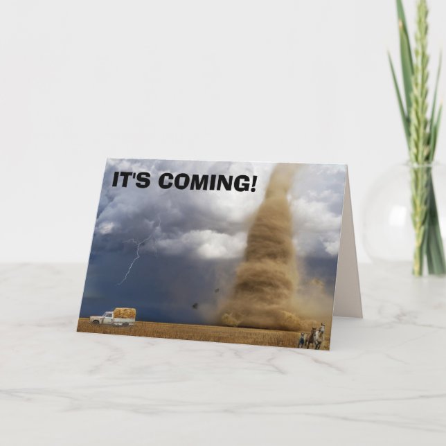 CARTES D'ANNIVERSAIRE DE TORNADO (Devant)