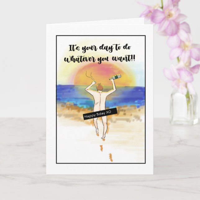 Cartes D'Anniversaire Drôle Pour Lui : Père, Granp (Orchidée)