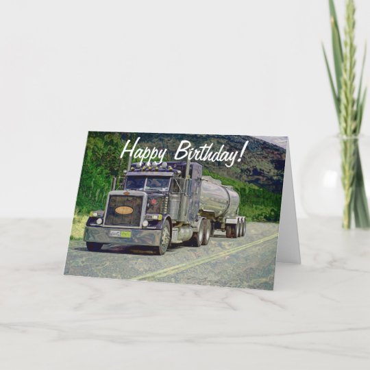 Cartes D Anniversaire Droles De Camionneur De Zazzle Fr