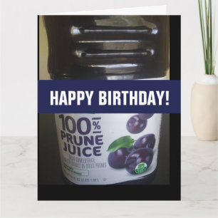 CARTES D'ANNIVERSAIRE DRÔLES SURDIMENSIONNÉES PRUN