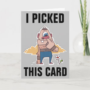 CARTES D'ANNIVERSAIRE FUNNY DE NEZ PICKER