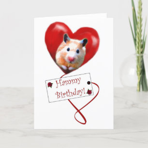 Cartes d'anniversaire Hammy
