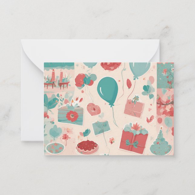 cartes d'anniversaire heureuses (Dos)