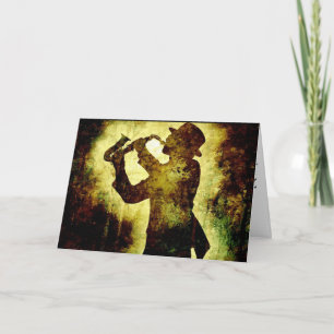 CARTES D'ANNIVERSAIRE JAZZ SAX0PHONE