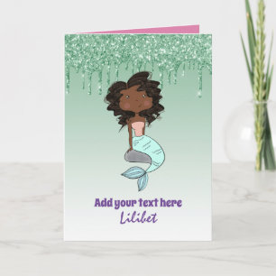 Cartes d'anniversaire Melanin Princess pour tous l